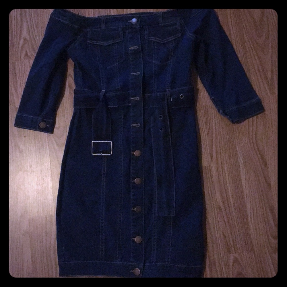 Denim dress